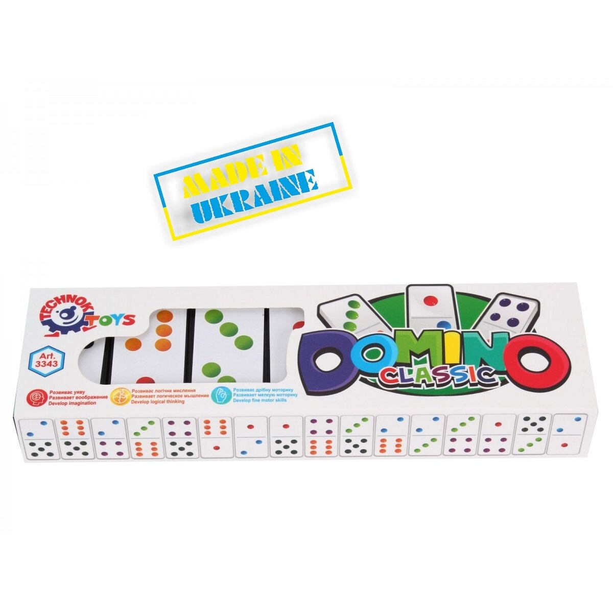 Domino žaidimas Klasikinis Technok 0334, pagrindinis vaizdas
