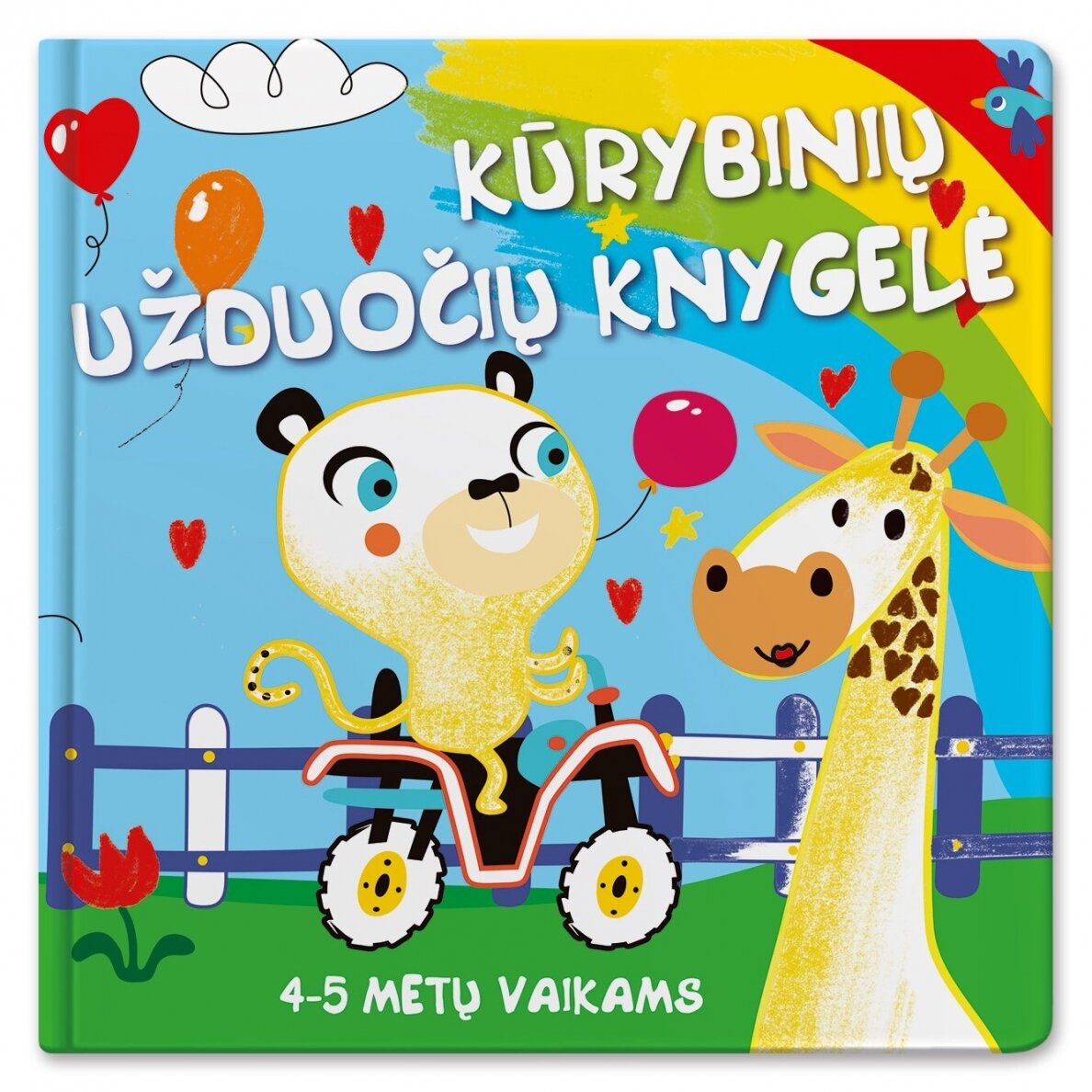 Kūrybinių užduočių knygelė 4-5 metų vaikams – pagrindinis vaizdas