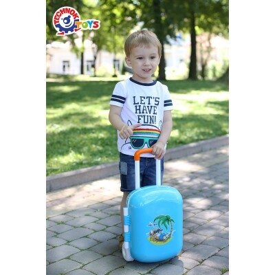 Lagaminas 6108 Technok, mėlynos spalvos – vaizdas 5