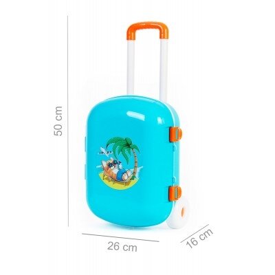 Lagaminas 6108 Technok, mėlynos spalvos – vaizdas 6