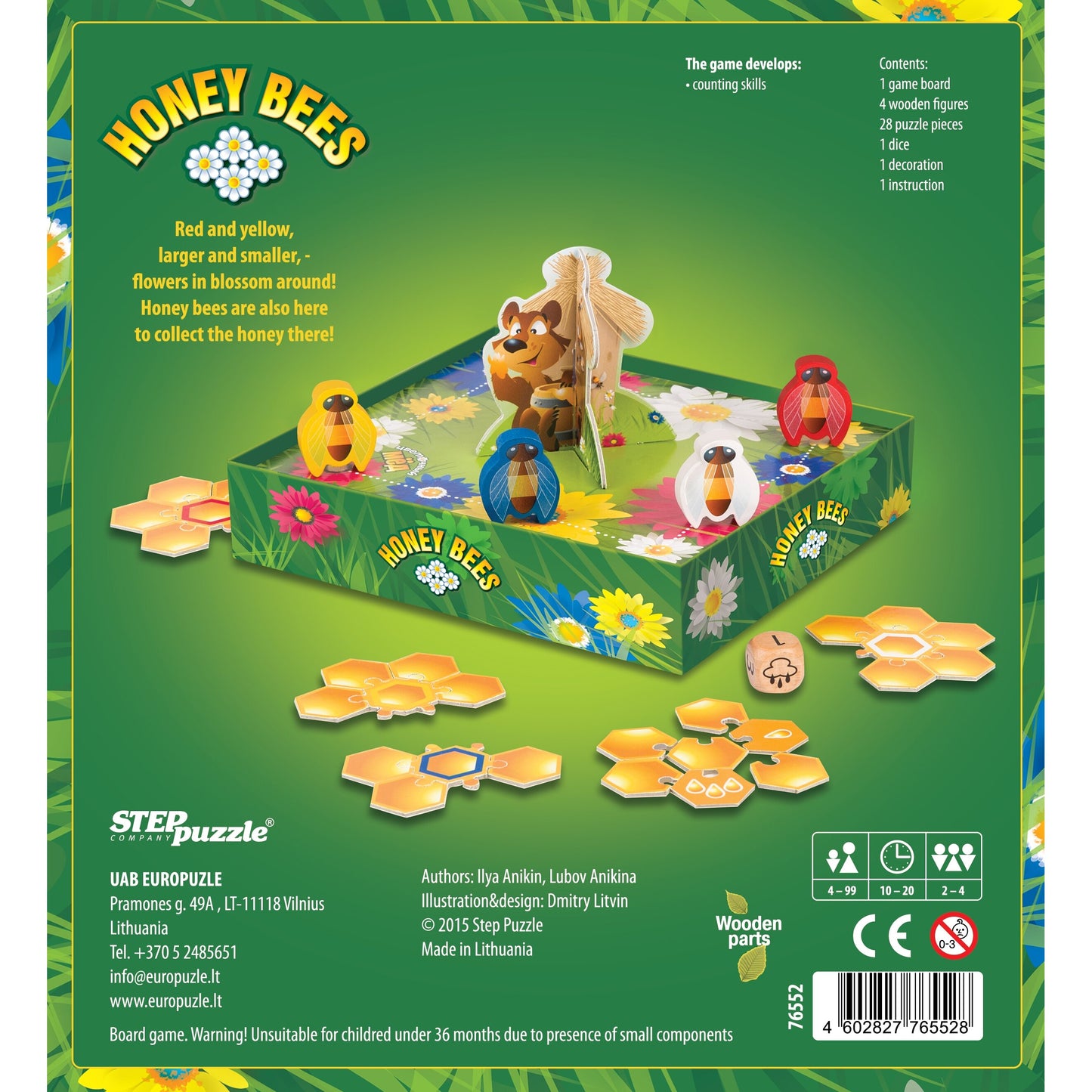 Lavinamasis stalo žaidimas BIČIŲ MEDUS – vaizdas 3