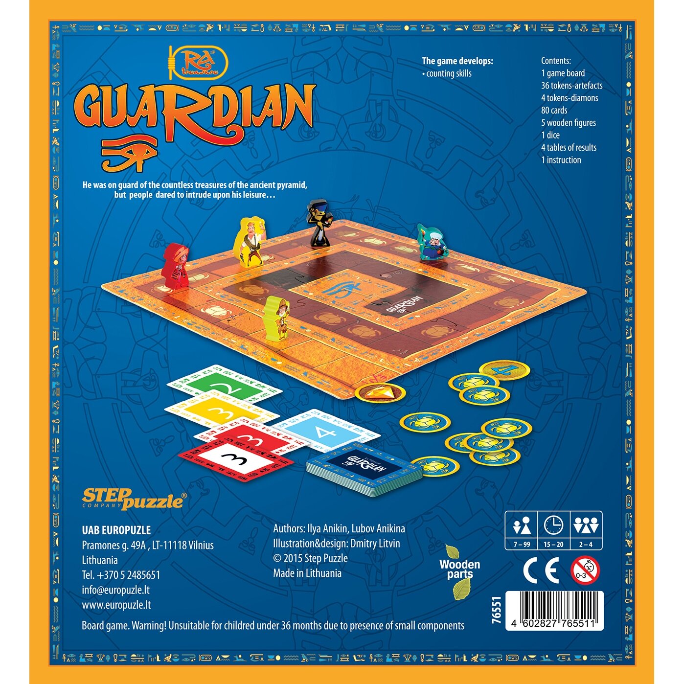 Lavinamasis stalo žaidimas SERGĖTOJAS – vaizdas 2