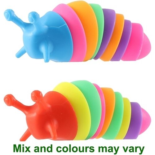 Kirminas, vaivorykštės spalvų, 10cm – pagrindinis vaizdas