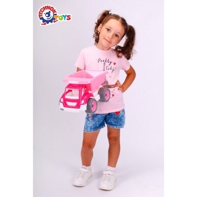 Mašina sunkvežimis 8188 Technok rožinis – vaizdas 6