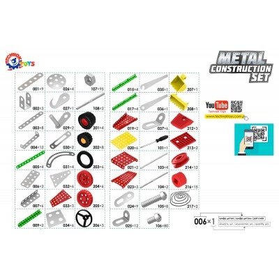 Metalinis konstruktorius rinkinys Technok 4364 – vaizdas 2
