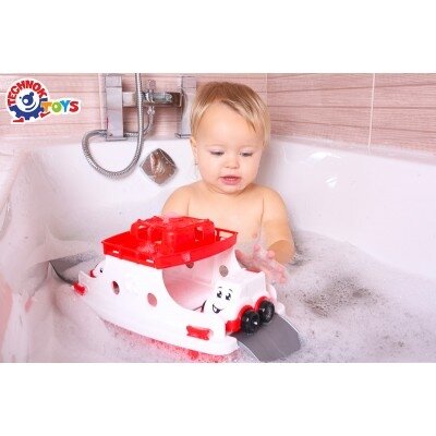 Rinkinys Keltas su mašinytėmis ir formelėmis žaisti vandenyje Technok