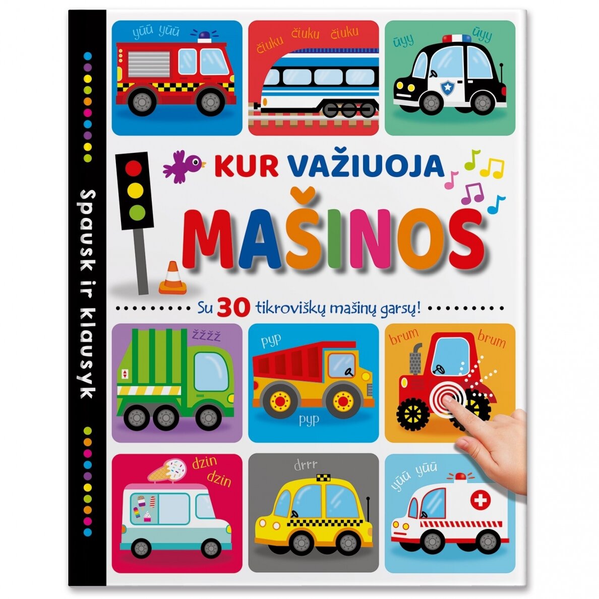 Spausk ir klausyk. KUR VAŽIUOJA MAŠINOS. Su 30 tikroviškų mašinų garsų