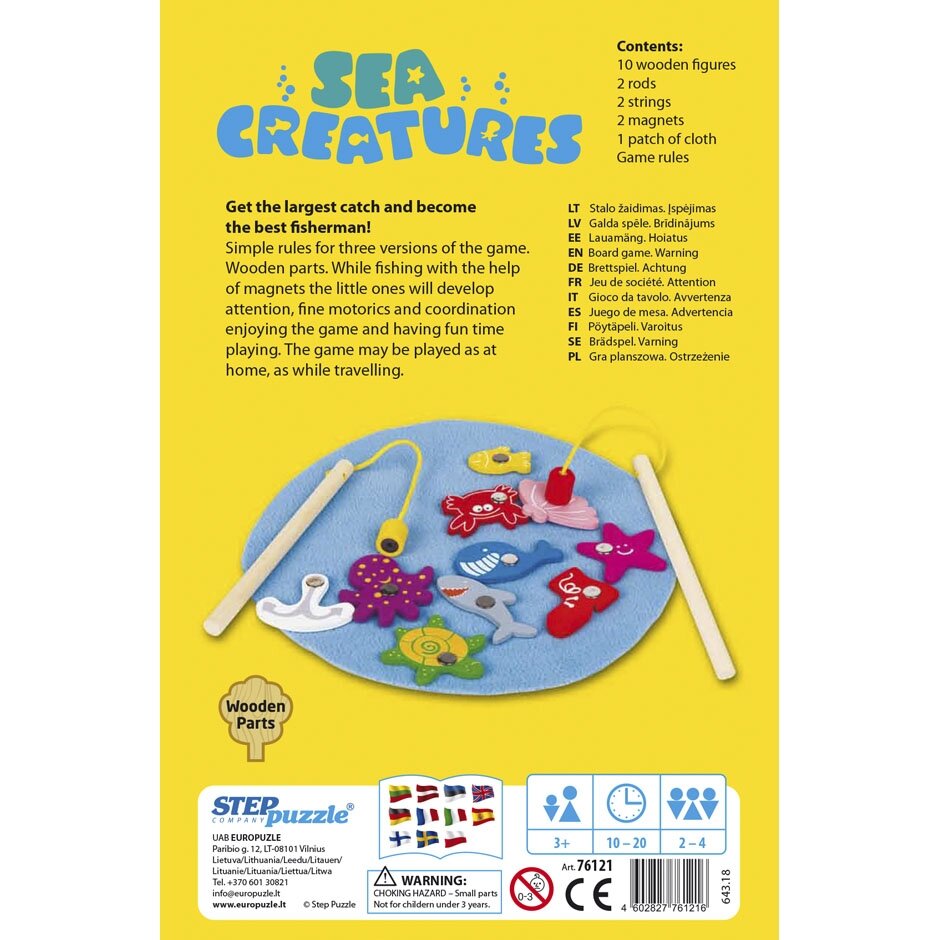 Stalo žaidimas JŪROS GYVENTOJAI