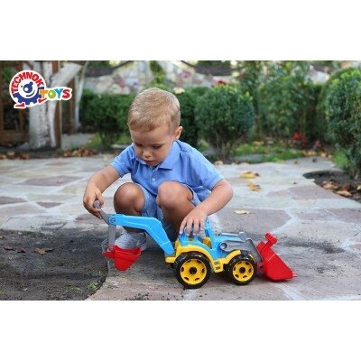 Traktorius su dviem kaušais 3671 Technok