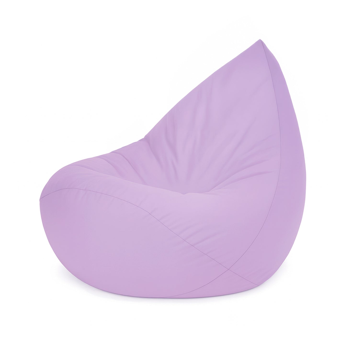 Vaikas sėdintis ant violetinio „Sako“ pupmaišio – vaizdas 3