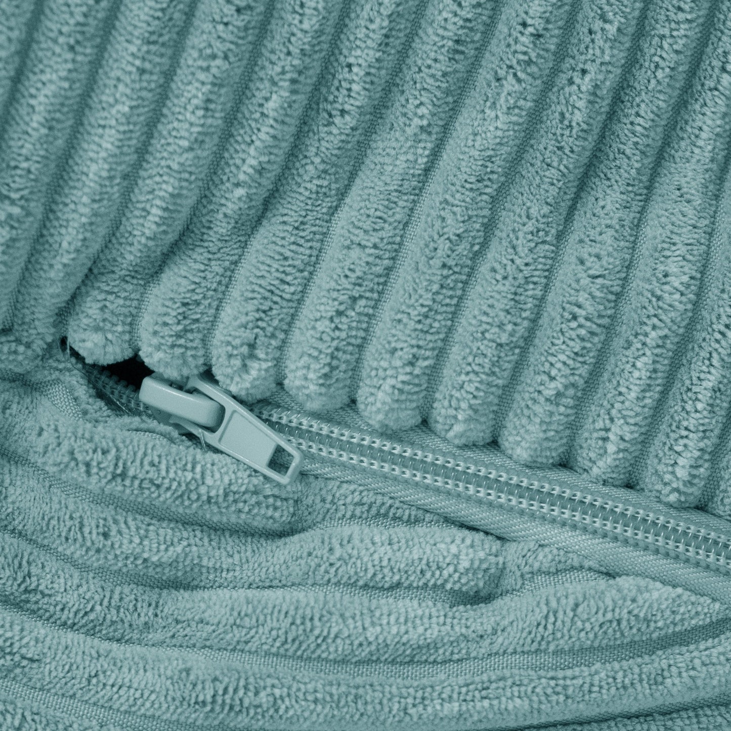 Mėlynas kordurojaus fotelis Meškiukas, profilis, matmenys 68x45 cm – vaizdas 2