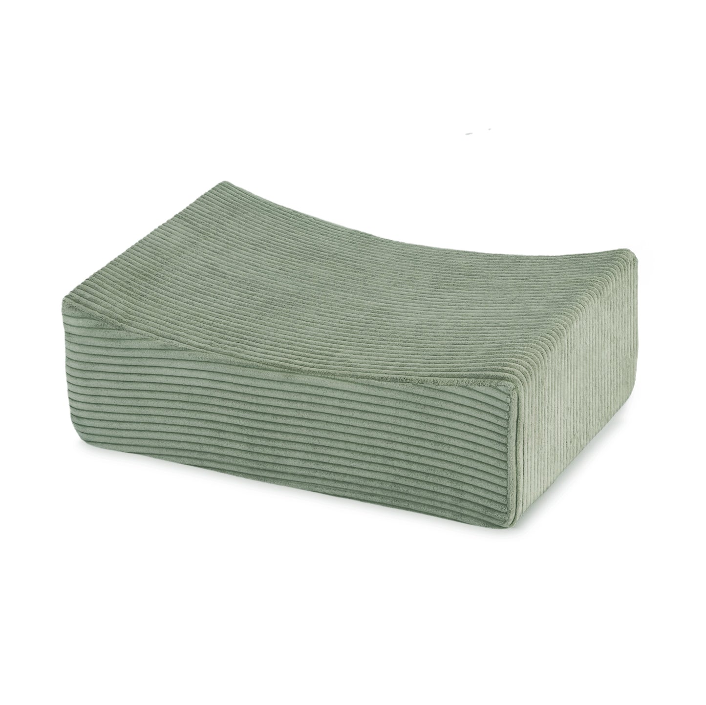 Mini Žaidimų Aikštelė, Žalias Veliūras, su įvairių formų blokais – vaizdas 3