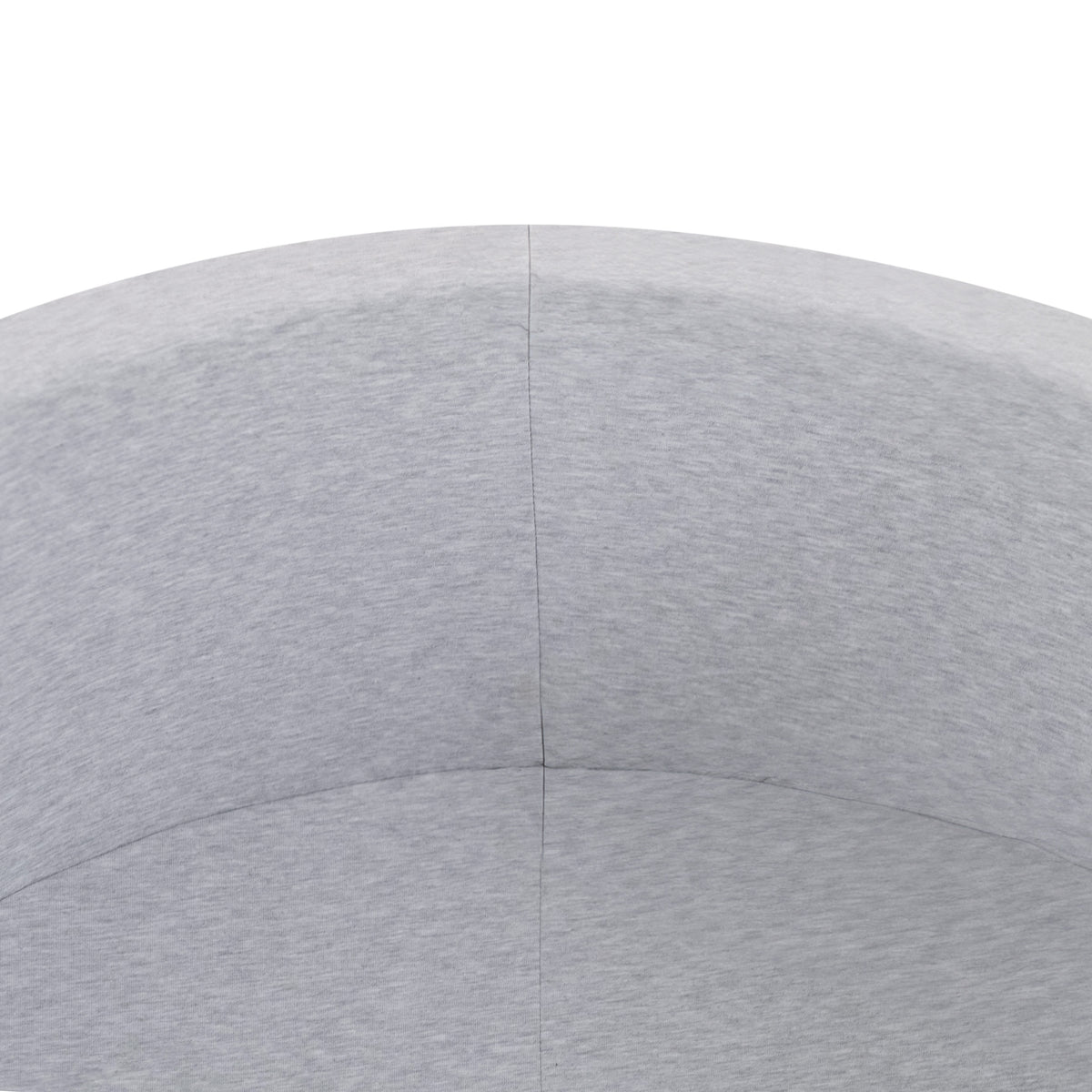 Minkštas apvalus kamuoliukų baseinas PLUSH NEST, šviesiai pilkas (90x30 cm) – vaizdas 3