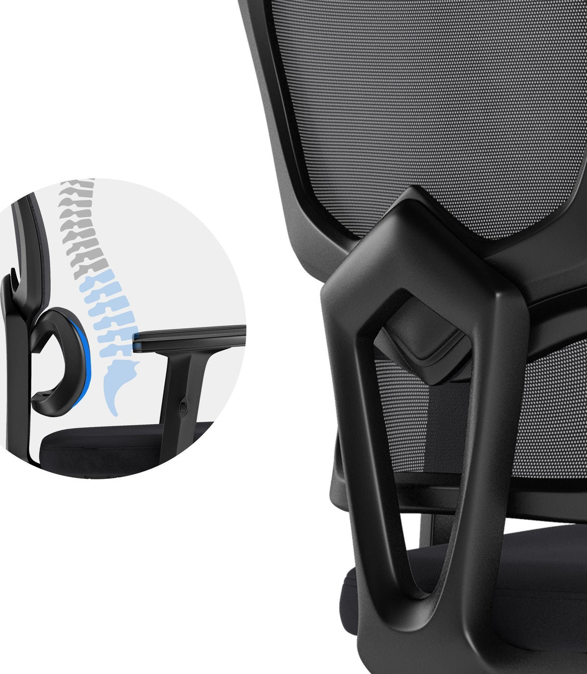 Ergonominė biuro kėdė paaugliui Veno – nuotrauka 12