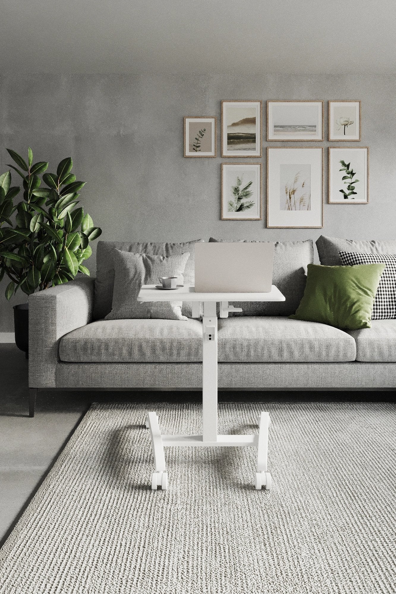 Mobilus reguliuojamo aukščio stalas 70x52 cm – nuotrauka 19