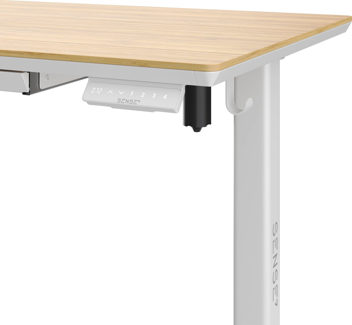 Elektrinis stalas su bambukiniu stalviršiu NEWAI 120x60 cm – nuotrauka 16