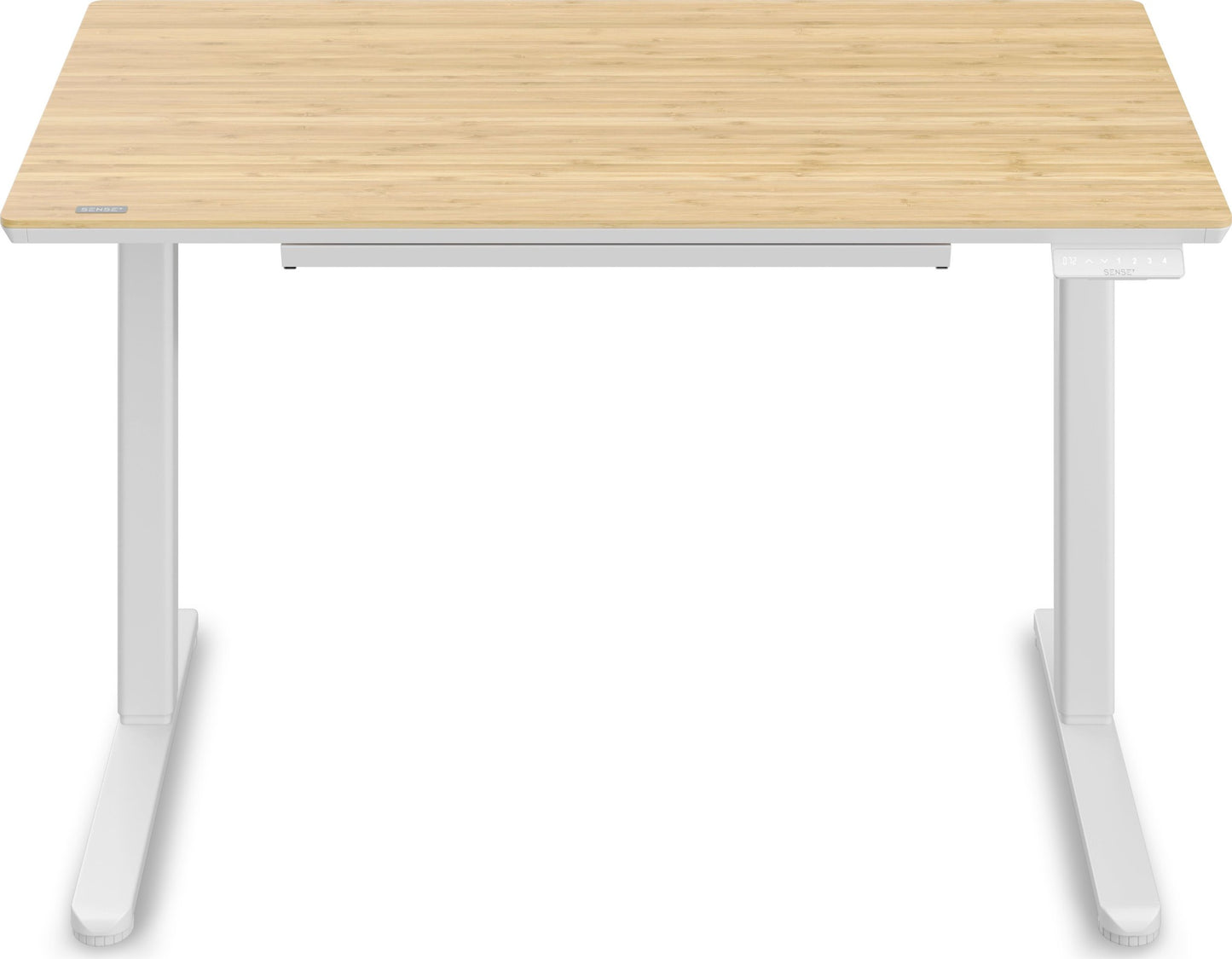 Elektrinis stalas su bambukiniu stalviršiu NEWAI 120x60 cm – nuotrauka 11