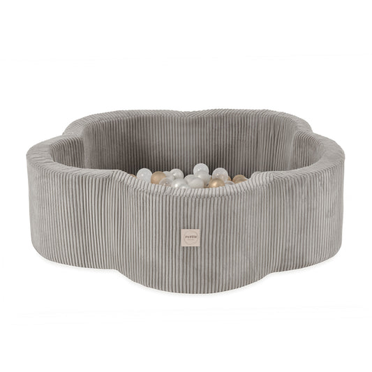 Premium Veliūro Kamuoliukų Baseinas 95x30 cm, Smėlio Spalvos – pagrindinis vaizdas