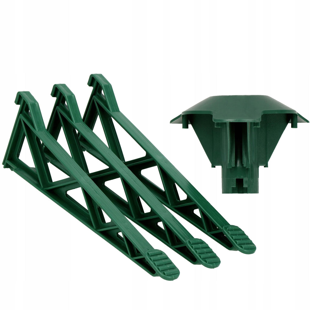Dirbtinė eglė 150 cm, tanki, su stoveliu, žalia – vaizdas 7