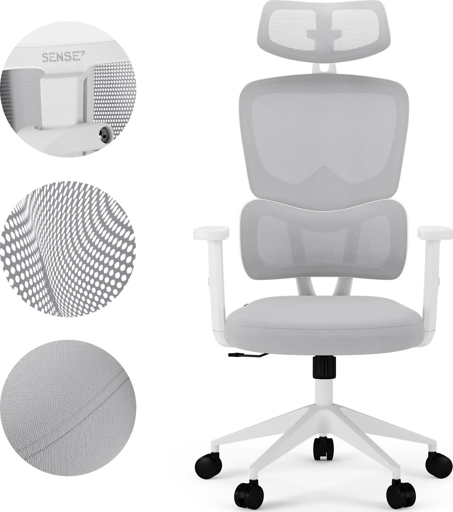Ergonominė biuro kėdė paaugliui Veno – nuotrauka 23