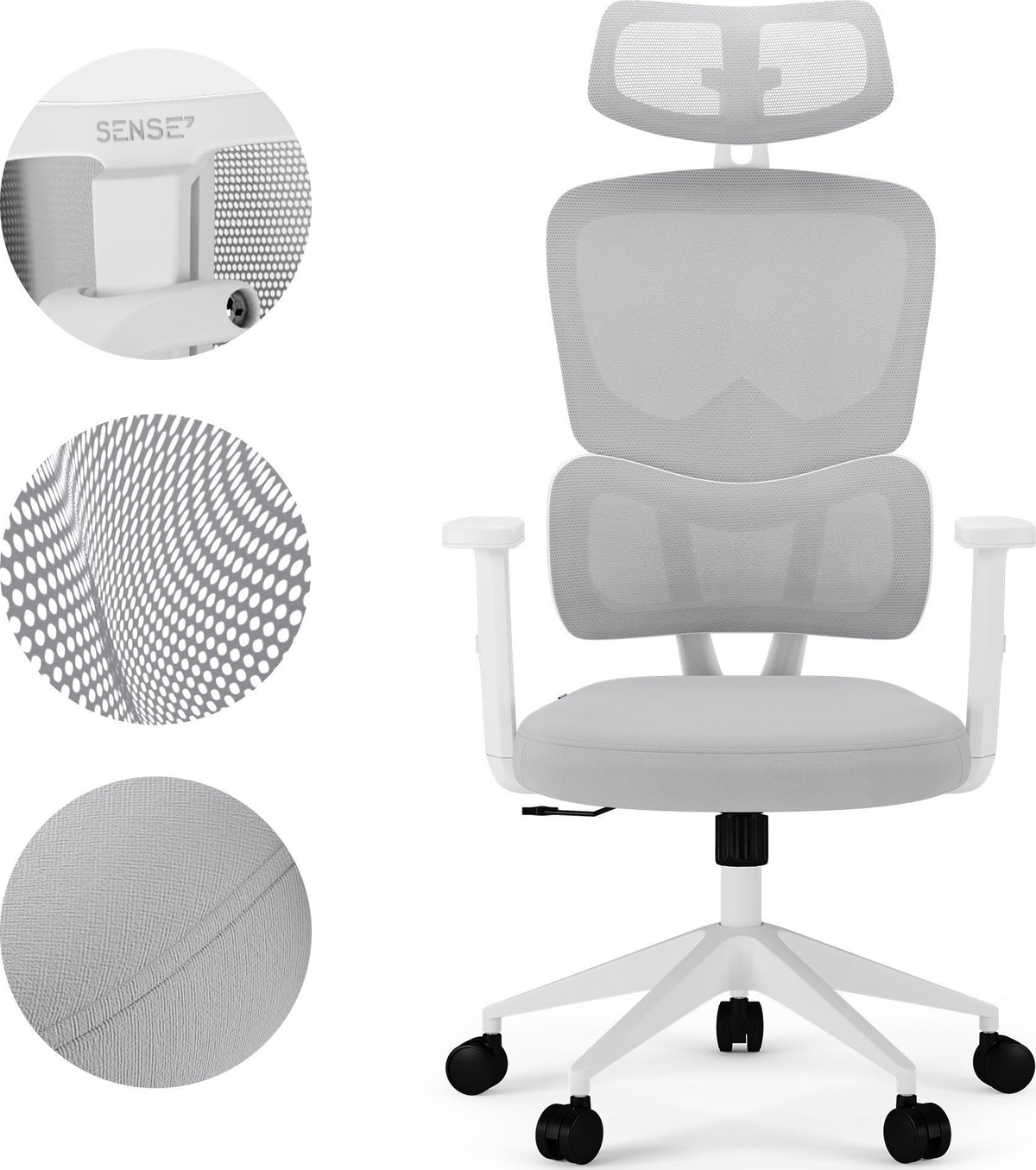 Ergonominė biuro kėdė paaugliui Veno – nuotrauka 23