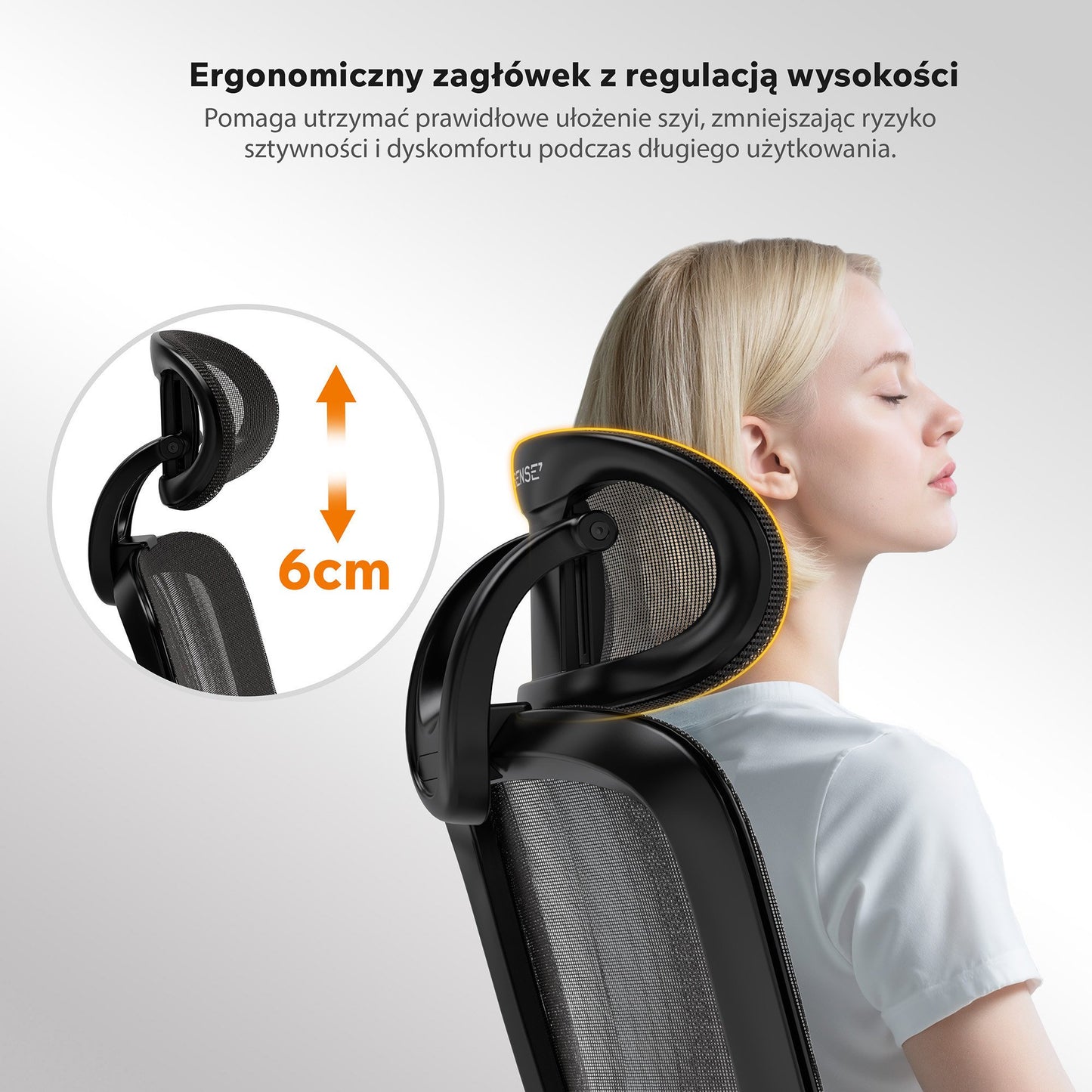 Ergonominė biuro kėdė mokiniui Neyo – nuotrauka 9