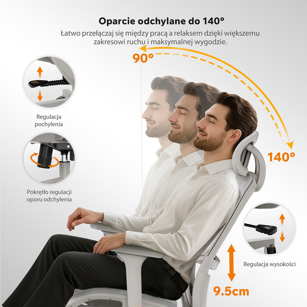 Ergonominė biuro kėdė mokiniui Neyo – nuotrauka 23