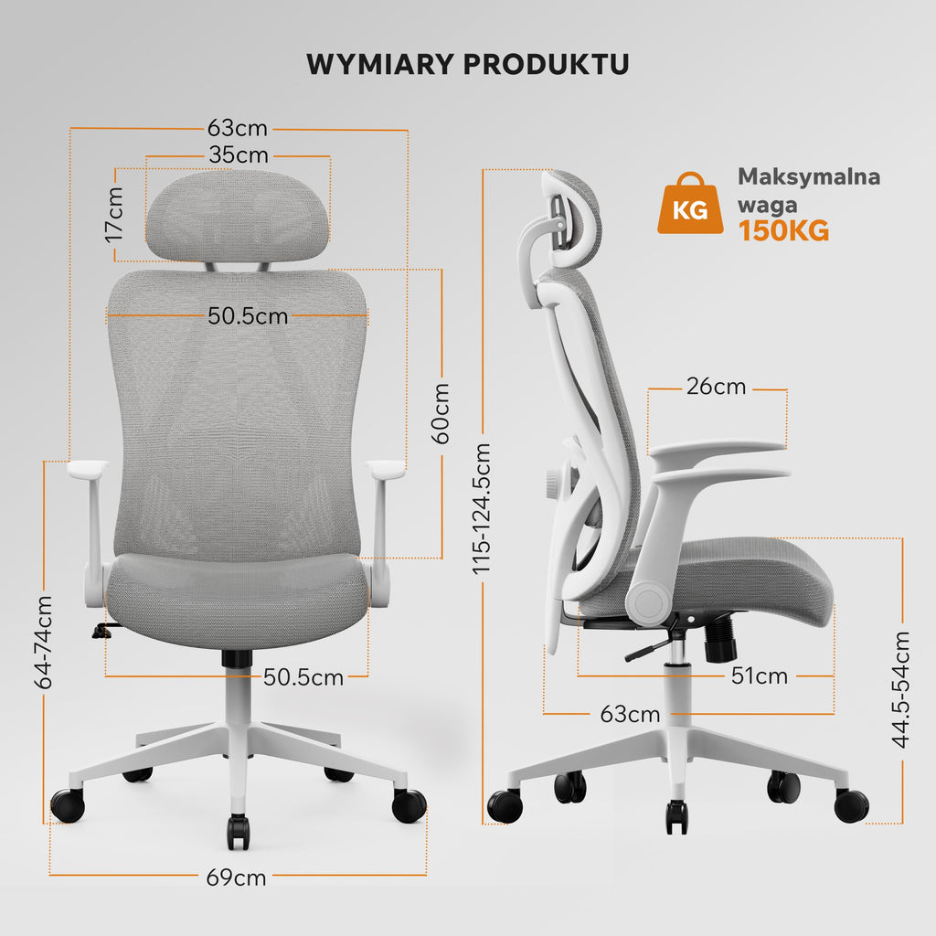 Ergonominė biuro kėdė paaugliui Noxo – nuotrauka 16