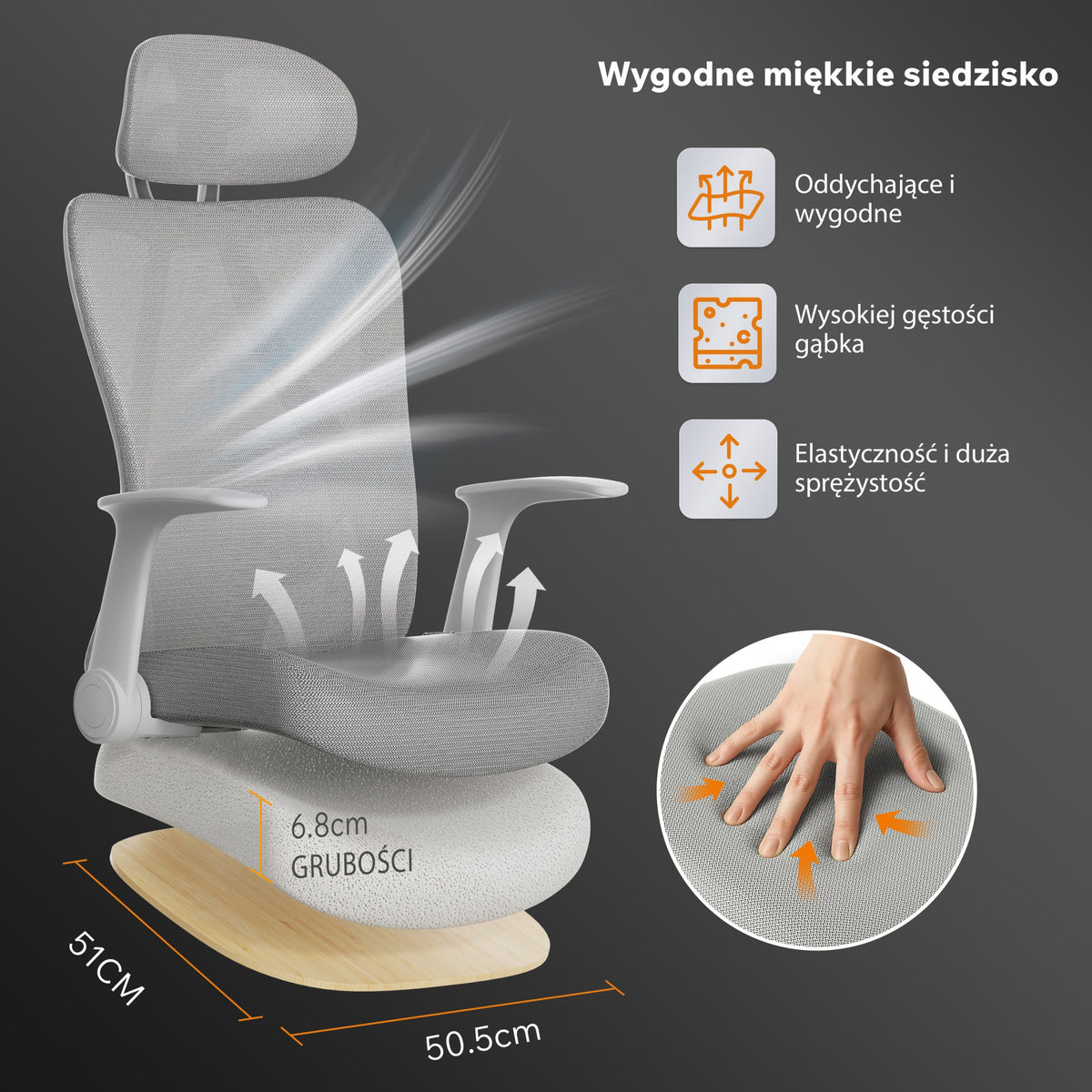 Ergonominė biuro kėdė paaugliui Noxo – nuotrauka 18