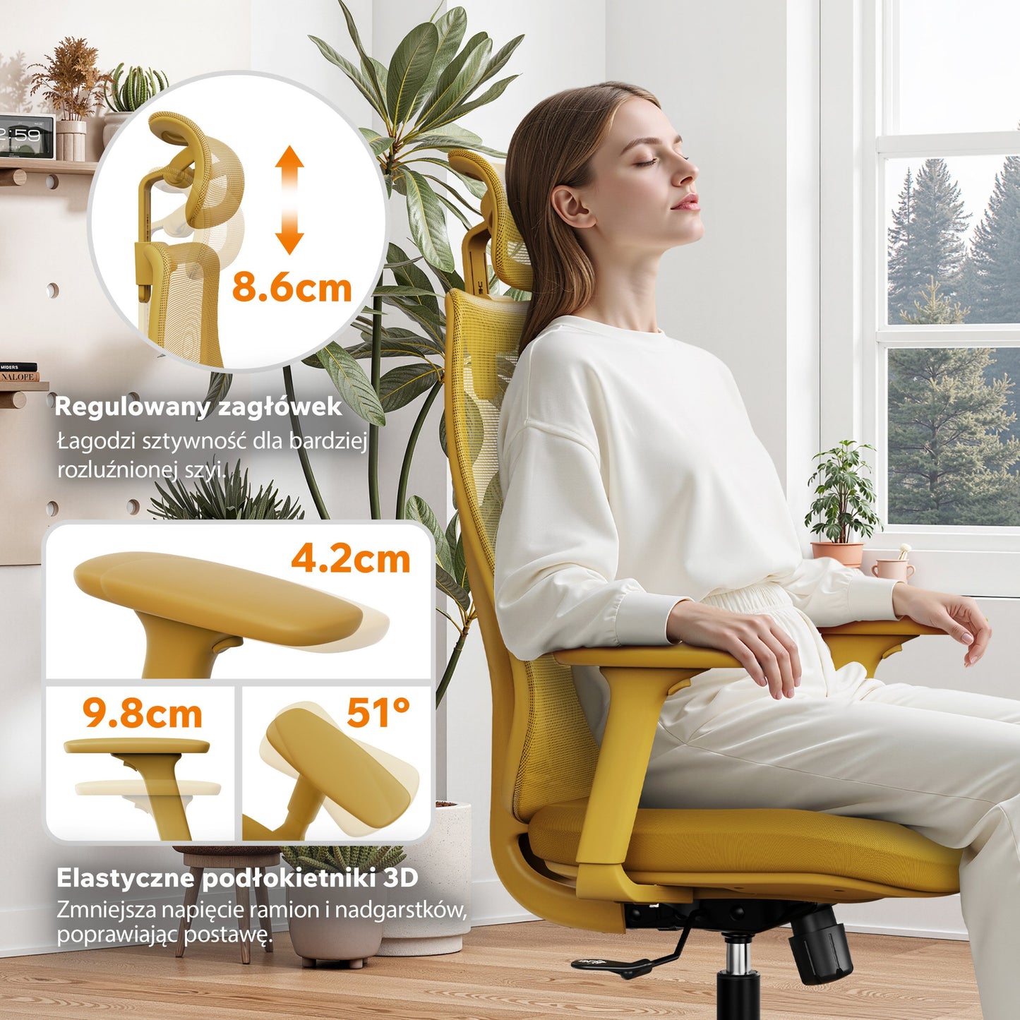 Spalvinga biuro kėdė paaugliui Moyo – nuotrauka 30