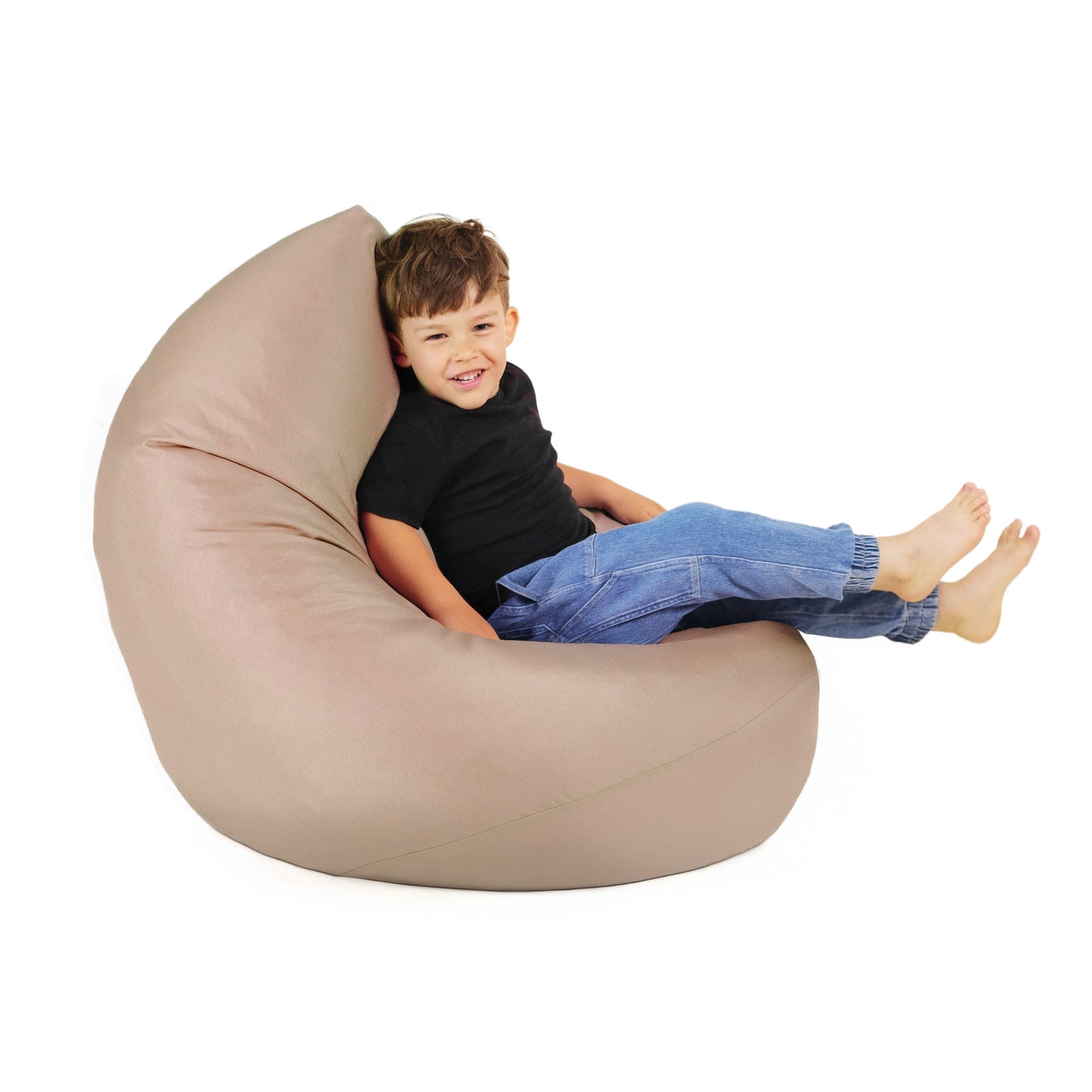 Sako sėdmaišis vaikams, smėlio spalvos S, matmenys – vaizdas 6