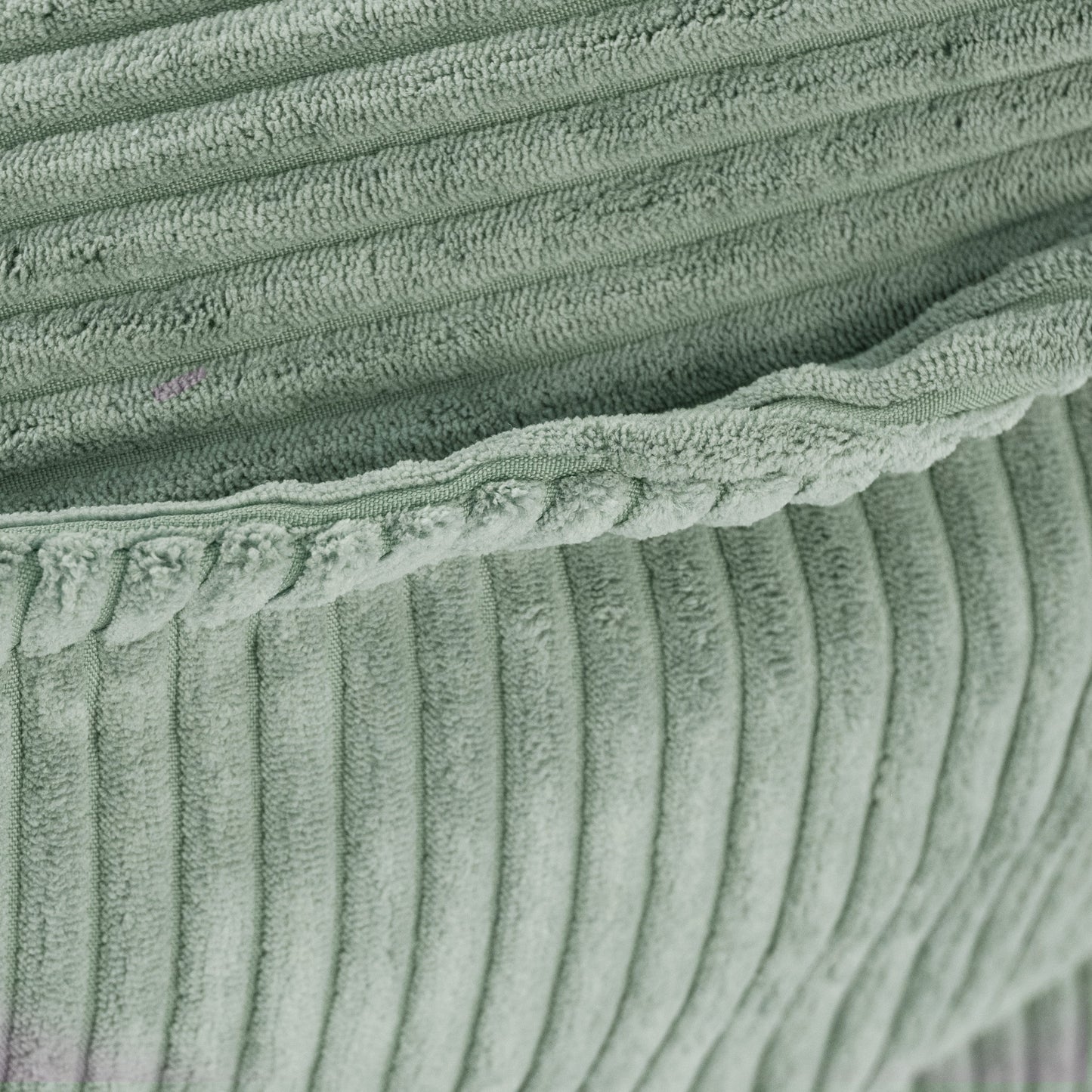 Vaikiškas Fotelis „Huggy“, Žalias Korduoras – vaizdas 2