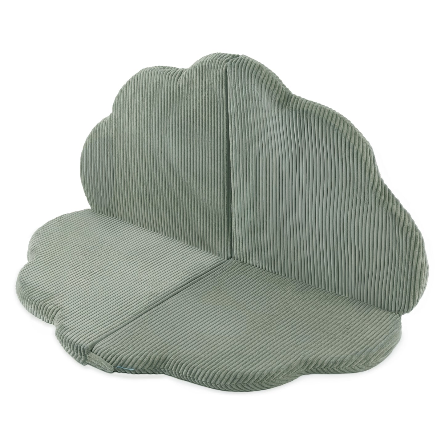 Prabangus PLUSH NEST Pūkuotos Gėlės Kilimėlis, Žalias Kordurojus – vaizdas 7