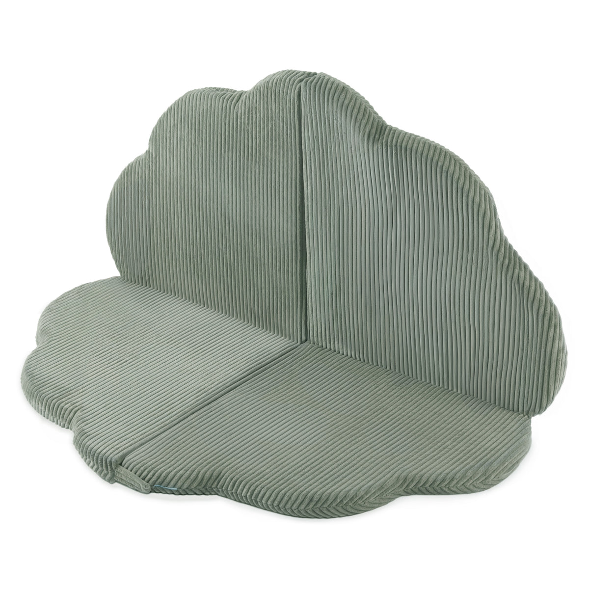 Prabangus PLUSH NEST Pūkuotos Gėlės Kilimėlis, Žalias Kordurojus – vaizdas 7