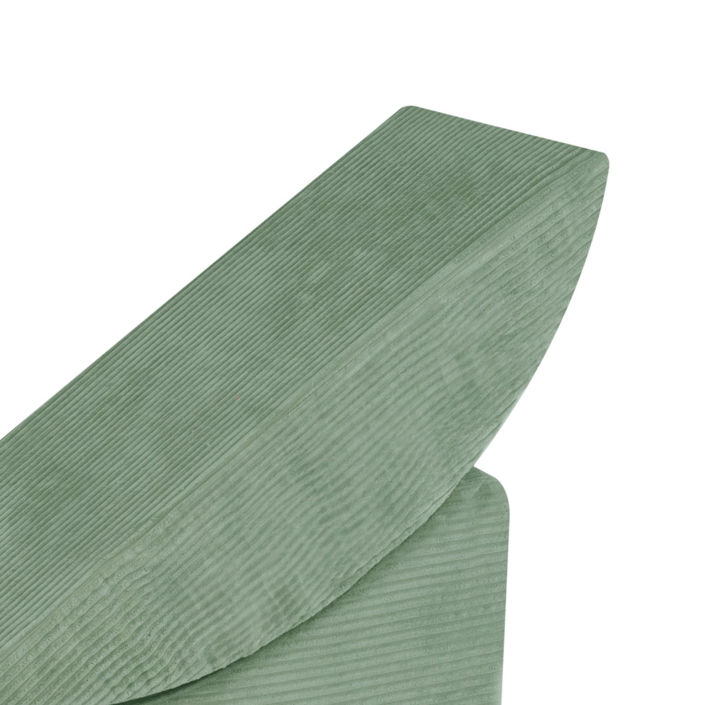 Pliušinis modulinis gultas-šezlongas „Lizdas“, žalias – vaizdas 6