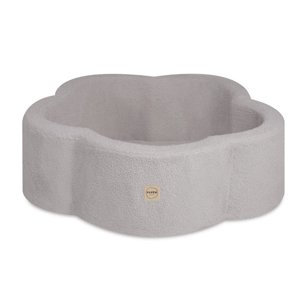 Pilko „Lambskin“ baseino „Floral“ detali tekstūra – vaizdas 9