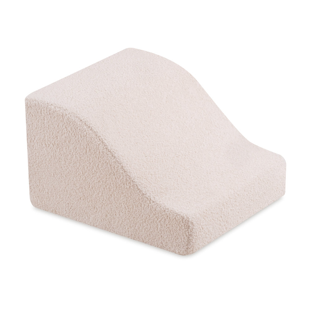 Pliušinis žaidimų pilies rinkinys „PLUSH NEST“ su kamuoliukų baseinu, kreminė „ėriuko“ oda – vaizdas 9