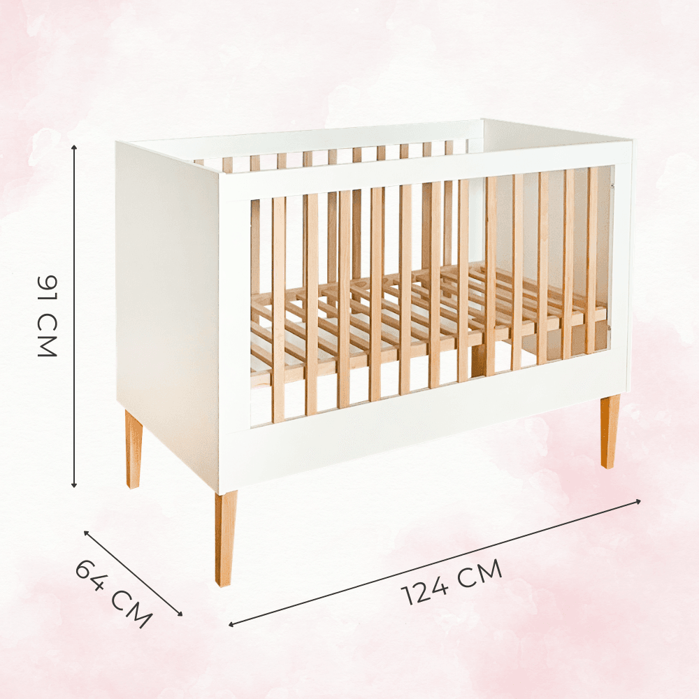 Kūdikio lovytė 120×60 ILA, minimalistinis dizainas