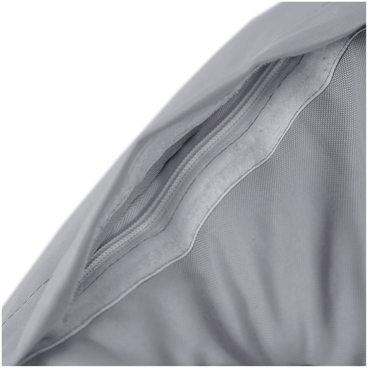 PLUSH NEST Pūkuotas Sako Pufas Vaikams, Pilkas – vaizdas 2