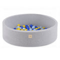 Minkštas Medvilninis Kamuoliukų Baseinas PLUSH NEST, Šviesiai Pilkas (90x30 cm) – pagrindinis vaizdas