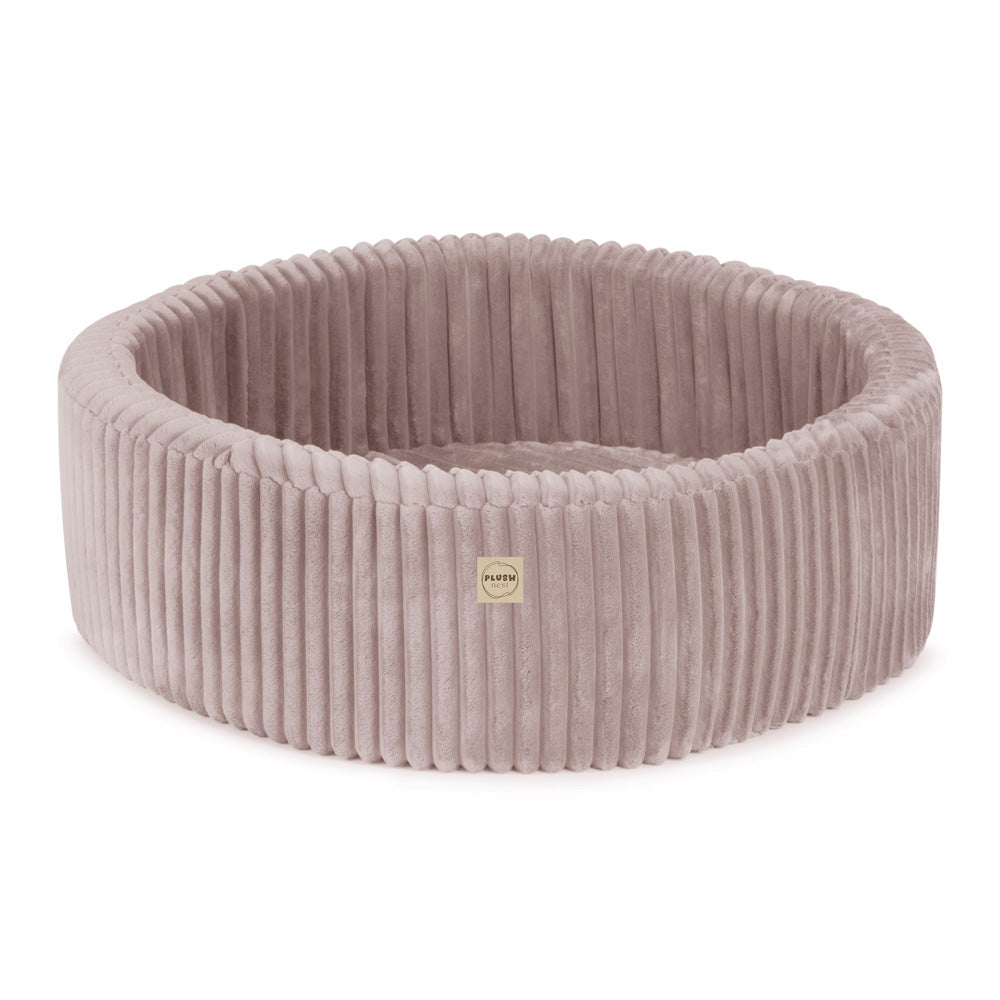 Prabangus Pliušinis Sausas Baseinas Vaikams „Puffy Lamell“, Rožinis, 90x30 cm – pagrindinis vaizdas