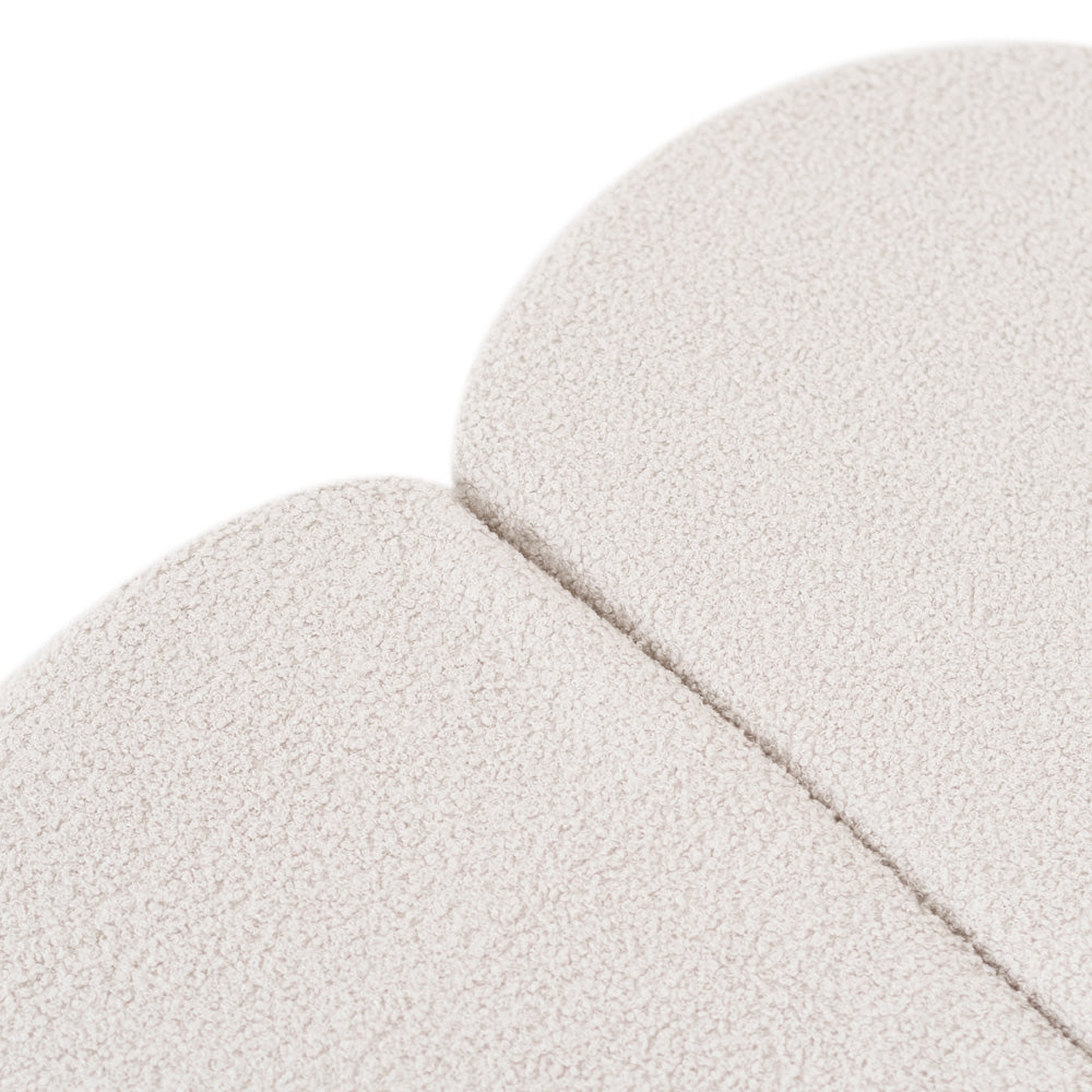 MISIOO Kreminis gėlės formos kilimėlis, detalus kraštas – vaizdas 6