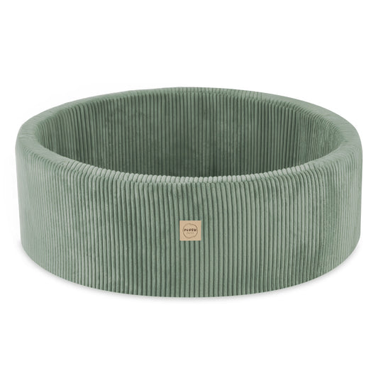 Minkštas Velvetinis Kamuoliukų Baseinas PLUSH NEST, Žalias – pagrindinis vaizdas