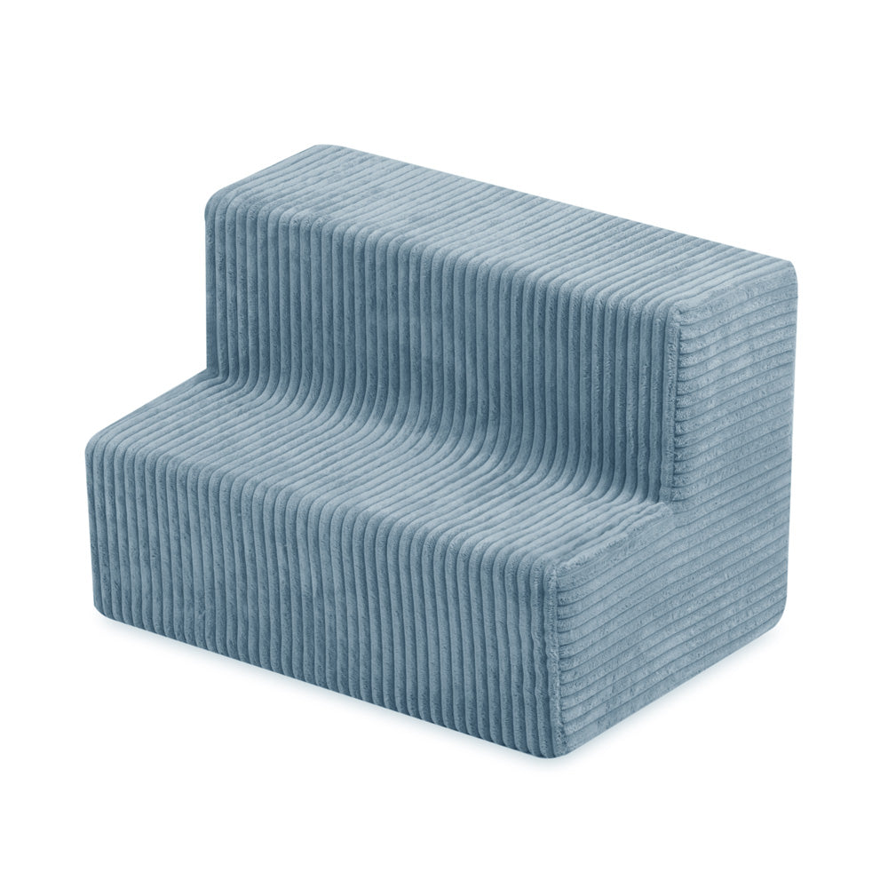 Mėlynos velveto žaidimų pilies detali vaizdas, minkštos kaladėlės – vaizdas 4