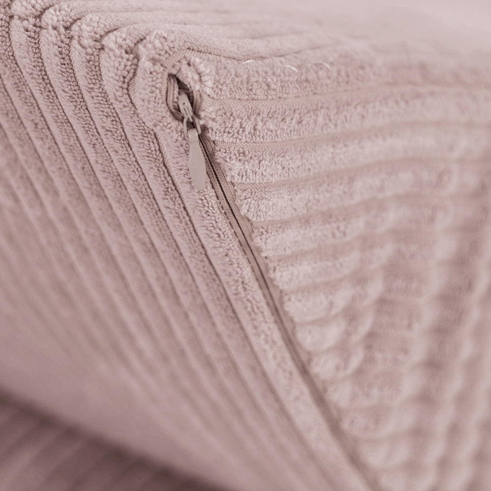 Modulinis pliušinis vaikų gultas „Lizdas“, šviesiai rožinis – vaizdas 4