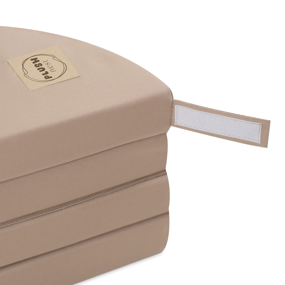 PLUSH NEST Gėlės Formos Lauko Kilimėlis, Smėlio SP – vaizdas 2