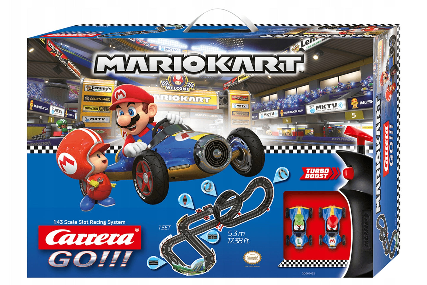 Carrera GO!!! - Nintendo Mario Kart - Mach 8 (Modelis 62492) - pagrindinis vaizdas