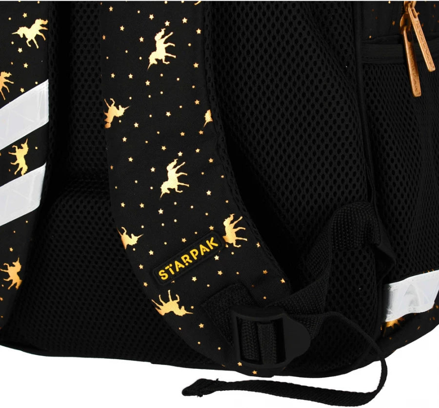 Mokyklinė kuprinė Gold Unicorn – Starpak