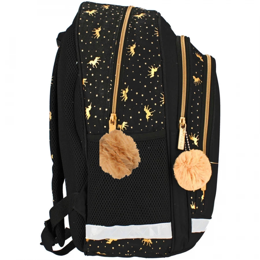 Mokyklinė kuprinė Gold Unicorn – Starpak