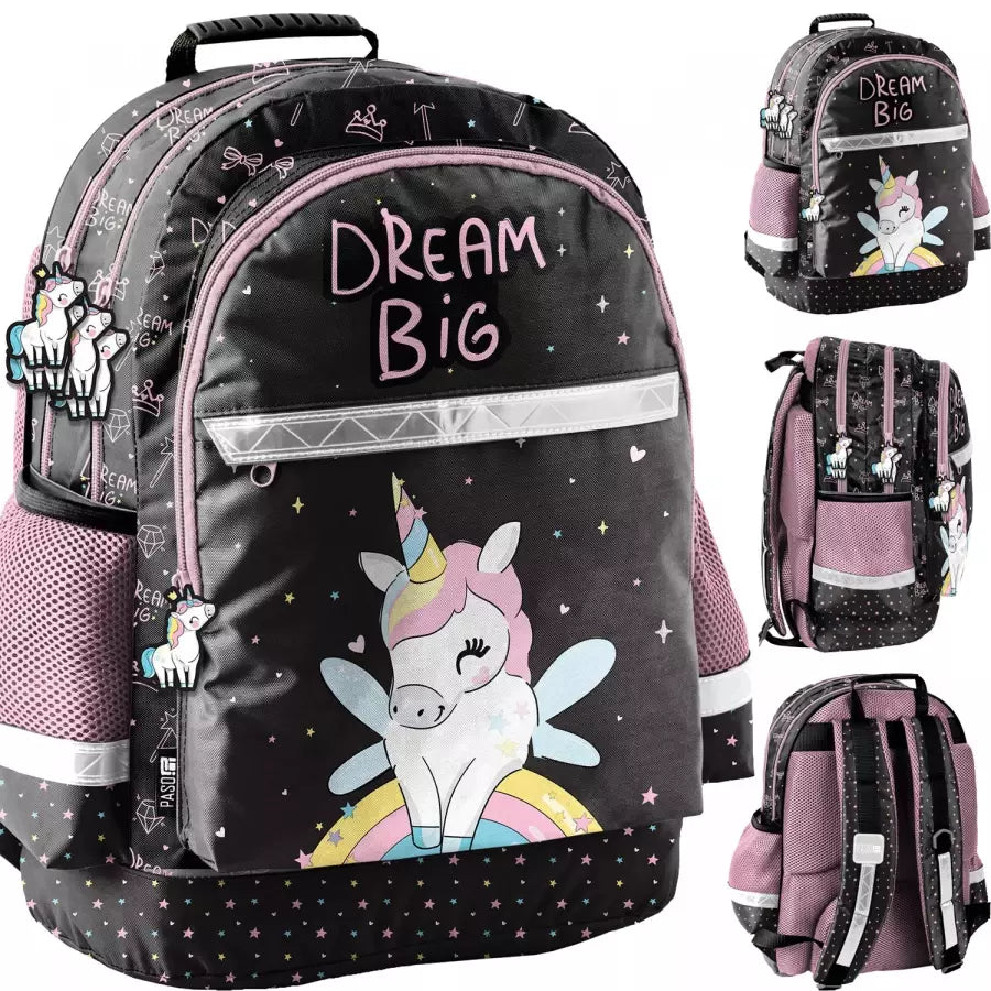 Mokyklinė kuprinė Rainbow Unicorn – Paso